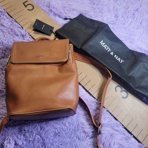 NWT Matt & Nat Mini Fabi Faux Leather Backpack